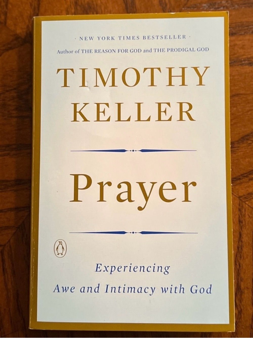 Timothy Keller "Prayer" Paperback, By Timothy Keller, NYT Best Religious